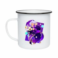 Кружка эмалированная Коллекционер с королем - PrintSalon