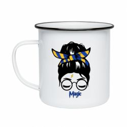 Кружка емальована Magic girl