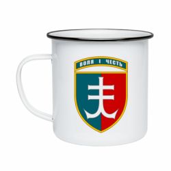 Кружка эмалированная Нарукавный знак 35-й отдельной бригады морской пехоты Украины - PrintSalon