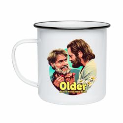 Кружка эмалированная Одни из нас Бил и Френк - PrintSalon