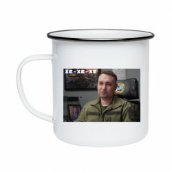 Кружка эмалированная Ухмылка Буданова - PrintSalon