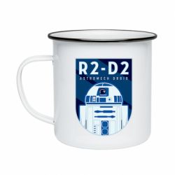 Кружка эмалированная R2-D2 emblem - PrintSalon