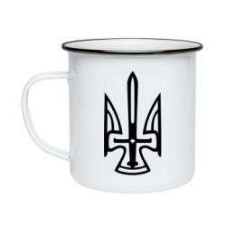 Кружка эмалированная Тризуб. - PrintSalon