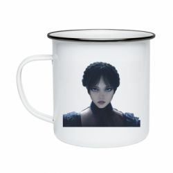 Кружка емальована Венсдей - PrintSalon