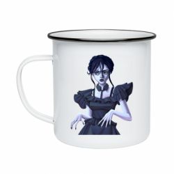 Кружка эмалированная Венздей арт - PrintSalon