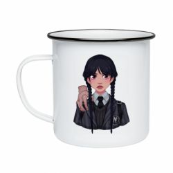 Кружка эмалированная Wednesday and It - PrintSalon