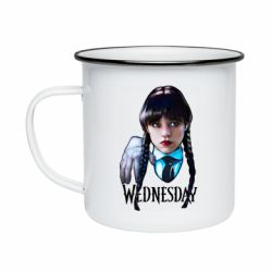 Кружка эмалированная Wednesday and Thing - PrintSalon