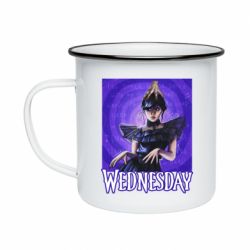 Кружка эмалированная Wednesday art. - PrintSalon