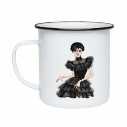 Кружка эмалированная Wednesday Sketch - PrintSalon