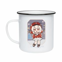 Кружка эмалированная Зимняя Кли - PrintSalon
