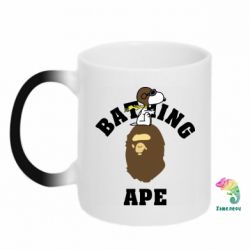 Чашка-хамелеон A bathing ape peanuts - PrintSalon