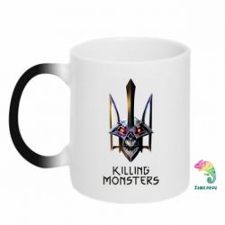 Чашка-хамелеон A killer monster