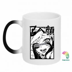 Чашка-хамелеон Ahegao Girl - PrintSalon