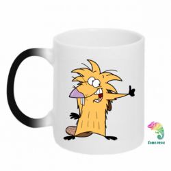 Чашка-хамелеон Angry Beavers: Norbert - PrintSalon