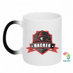 Чашка-хамелеон Anonymous Hacker - PrintSalon