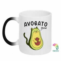Чашка-хамелеон Avogato Cat - PrintSalon