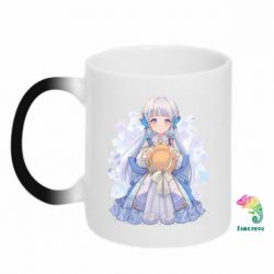 Чашка-хамелеон Аяка в стиле Фонтейна - PrintSalon