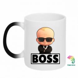 Чашка-хамелеон Boss Baby - PrintSalon