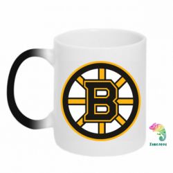 Чашка-хамелеон Boston Bruins logo - PrintSalon