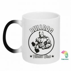 Чашка-хамелеон Bulldog Fitness Club - PrintSalon