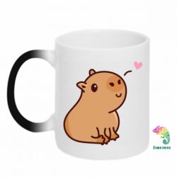 Чашка-хамелеон Capybara - PrintSalon