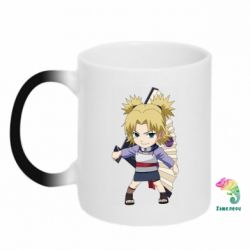 Чашка-хамелеон Chibi Nara Temari - PrintSalon