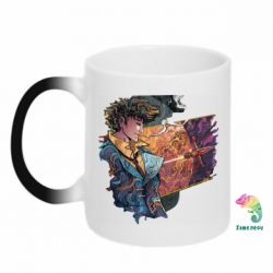 Чашка-хамелеон Cowboy Bebop abstraction - PrintSalon