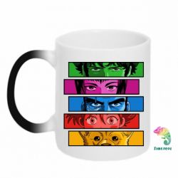 Чашка-хамелеон Cowboy Bebop Eyes - PrintSalon