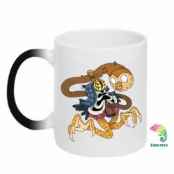 Чашка-хамелеон Creepy Hooty - PrintSalon