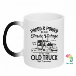 Чашка-хамелеон Custom old truck - PrintSalon