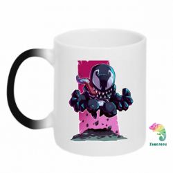 Чашка-хамелеон Cute Venom - PrintSalon