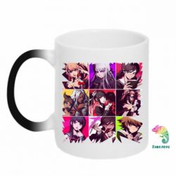 Чашка-хамелеон Danganronpa characters - PrintSalon