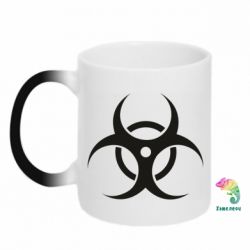 Чашка-хамелеон Danger - PrintSalon