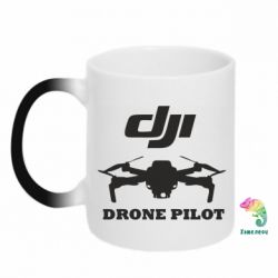 Чашка-хамелеон Dji Drone Pilote - PrintSalon