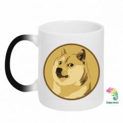Чашка-хамелеон Dogecoin - PrintSalon