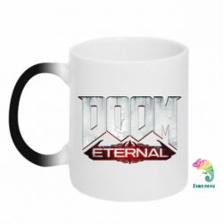 Чашка-хамелеон Doom Eternal logo - PrintSalon
