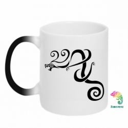 Чашка-хамелеон Draken Tattoo - PrintSalon