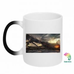 Чашка-хамелеон Дракон арт - PrintSalon
