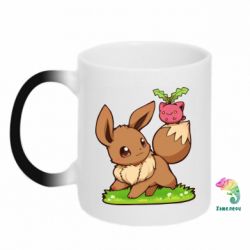 Чашка-хамелеон Eevee with Hoppip