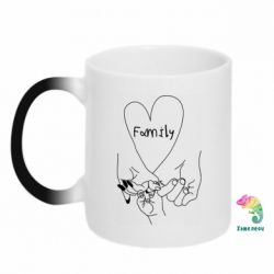 Чашка-хамелеон Family - PrintSalon