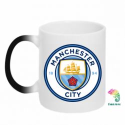 Чашка-хамелеон FC Manchester City Logo - PrintSalon