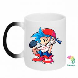 Чашка-хамелеон FNF Rapper Boy - PrintSalon