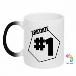 Чашка-хамелеон Fortnight number 1 - PrintSalon