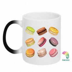 Чашка-хамелеон Французский макарун - PrintSalon