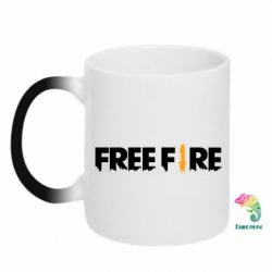 Чашка-хамелеон Free Fire logo - PrintSalon