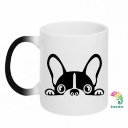 Чашка-хамелеон French Bulldog Puppy - PrintSalon