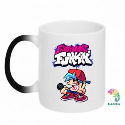 Чашка-хамелеон Friday Night Funkin - PrintSalon