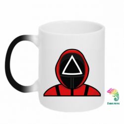 Чашка-хамелеон Игра в кальмара Soldier - PrintSalon