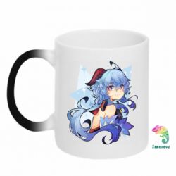 Чашка-хамелеон Ganyu - PrintSalon