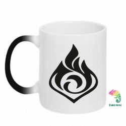 Чашка-хамелеон Genshin Impact Pyro - PrintSalon